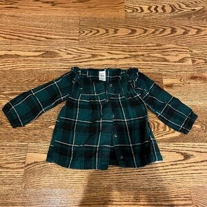 Toddler girl flannel shirt